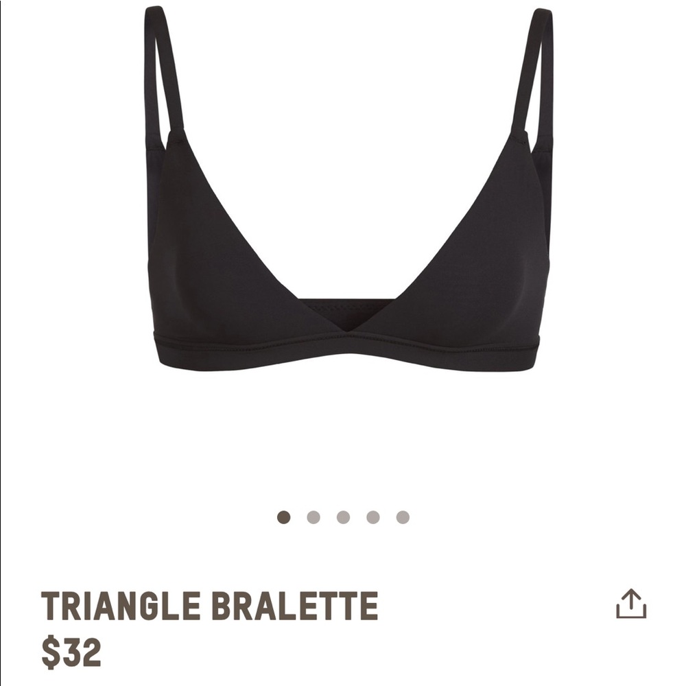 SKIMS triangle bralette 2x